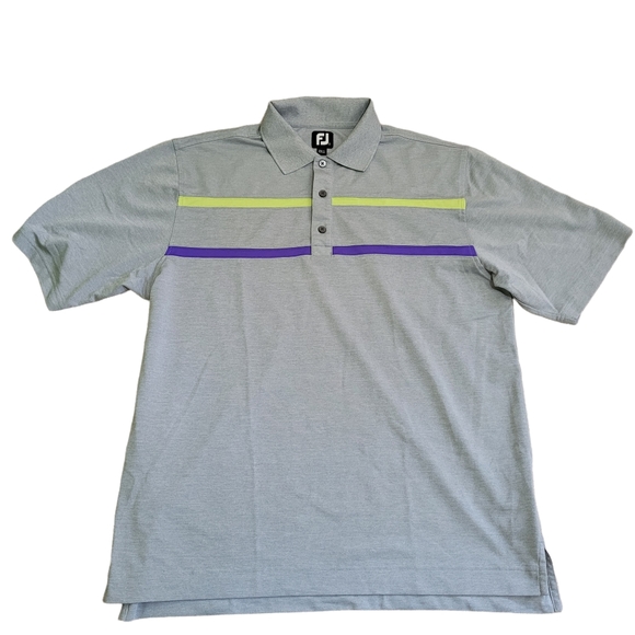 Footjoy mens golf polo size large. Fits like an XL - Picture 1 of 5
